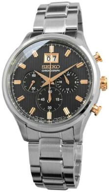  Seiko SPC151P1 Grande Date Quartz Chronograph Uhren