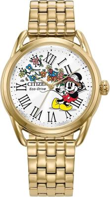  Citizen FE7093-57W Eco-Drive Disney Mickey Mouse Flowers uhren