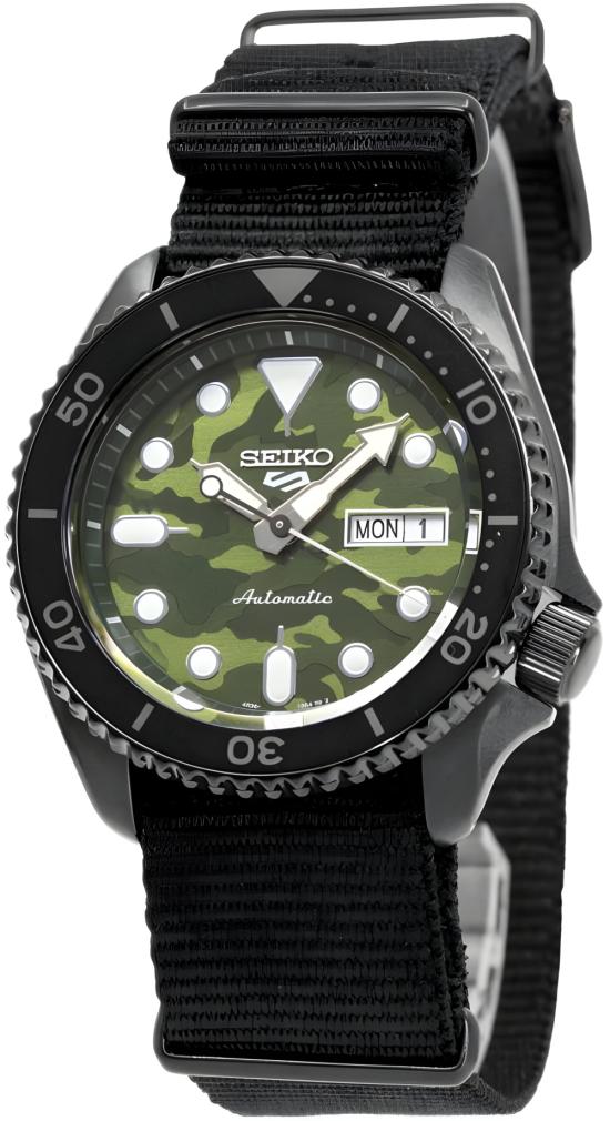  Seiko SRPJ37K1 5 Sports Camouflage Automatic Uhren