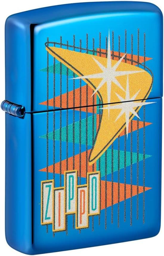  Zippo Retro Design High Polish Blue 49768 feuerzeug