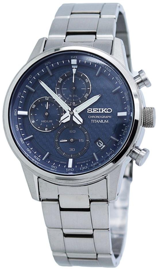  Seiko SSB387P1 Titanium Chronograph Uhren