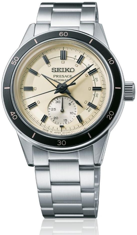  Seiko SSA447J1 Presage Automatic Power Reserve Style 60s Uhren