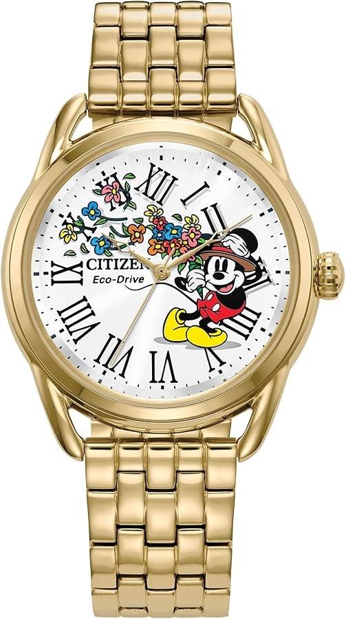  Citizen FE7093-57W Eco-Drive Disney Mickey Mouse Flowers uhren