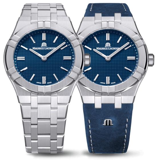  Maurice Lacroix Aikon Manual 39 mm Collectors Limited Edition 500 pcs uhren AI7007-SS00E-430-C